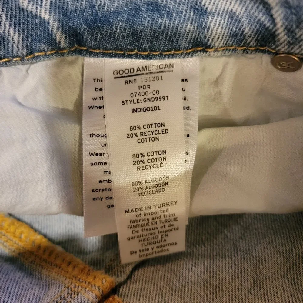 Good American Good Heritage Jeans size 15 NWT